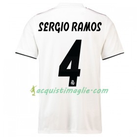 Divisa di Calcio Real Madrid Sergio Ramos 4 Prima 2018/2019